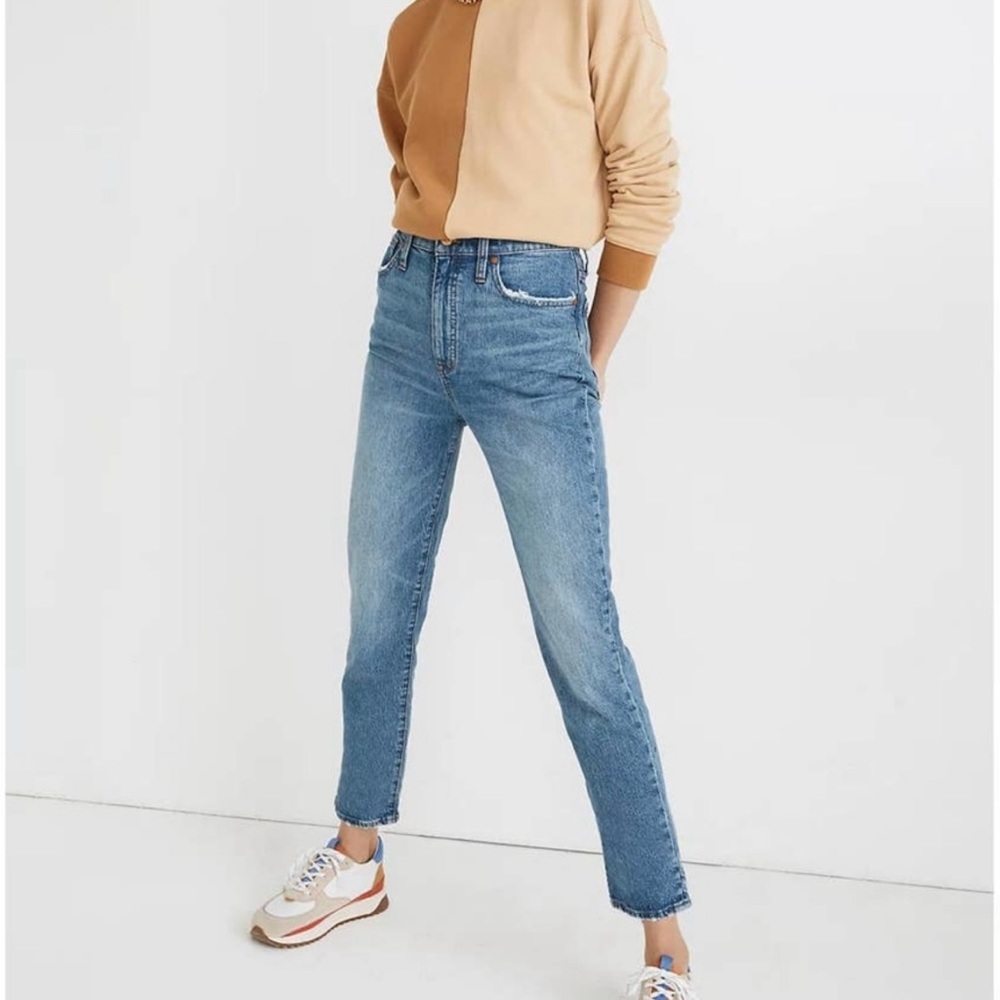 Madewell  Classic Straight Denim Jeans in Fawn Wash Size 23